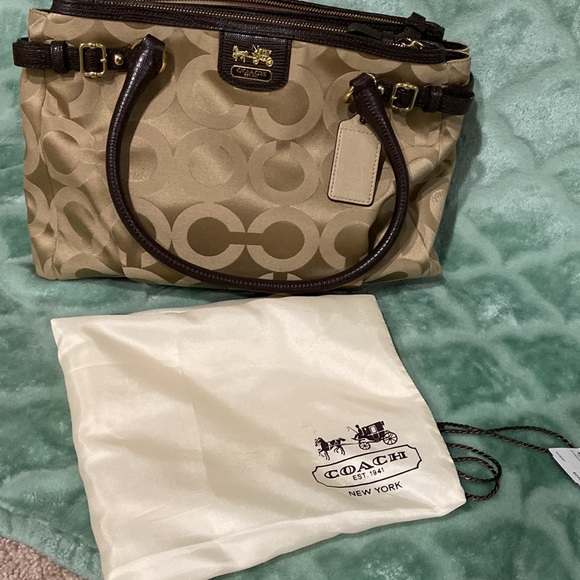 SOLD Coach tote - Picture 9 of 9